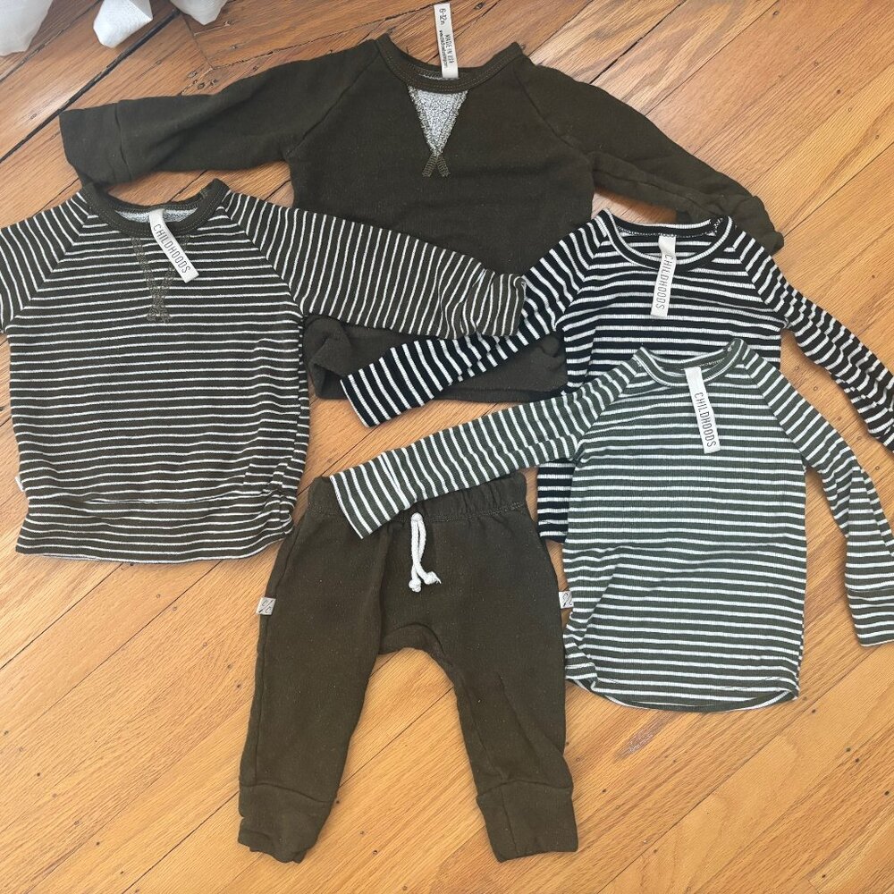 Childhoods Clothing Coordinated Bundle Olive Green 6-12 Month